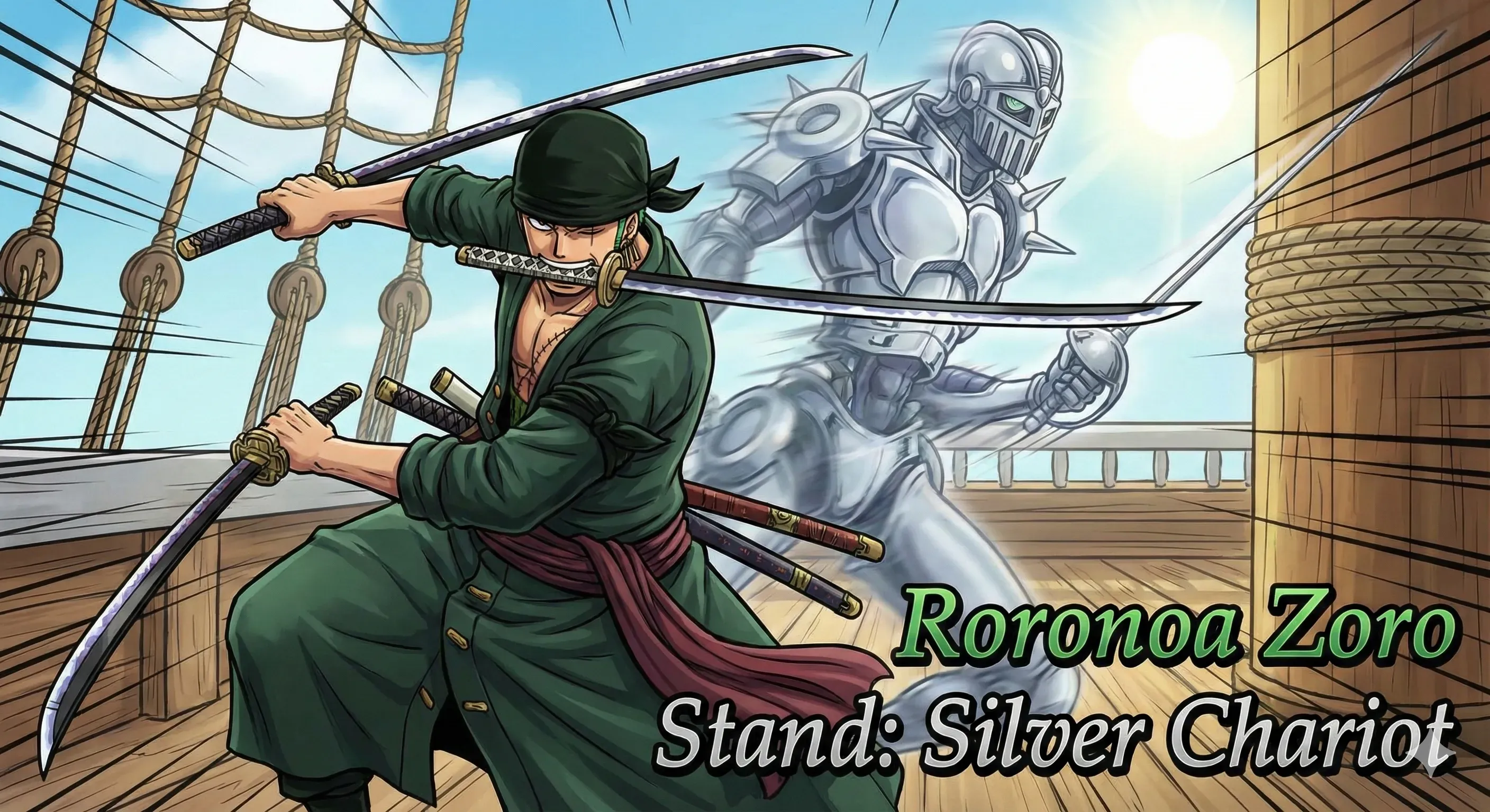 Stand: Silver Chariot (Jean Pierre Polnareff’s Stand)
