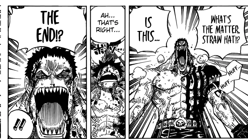 2. Luffy vs. Katakuri (Whole Cake Island)