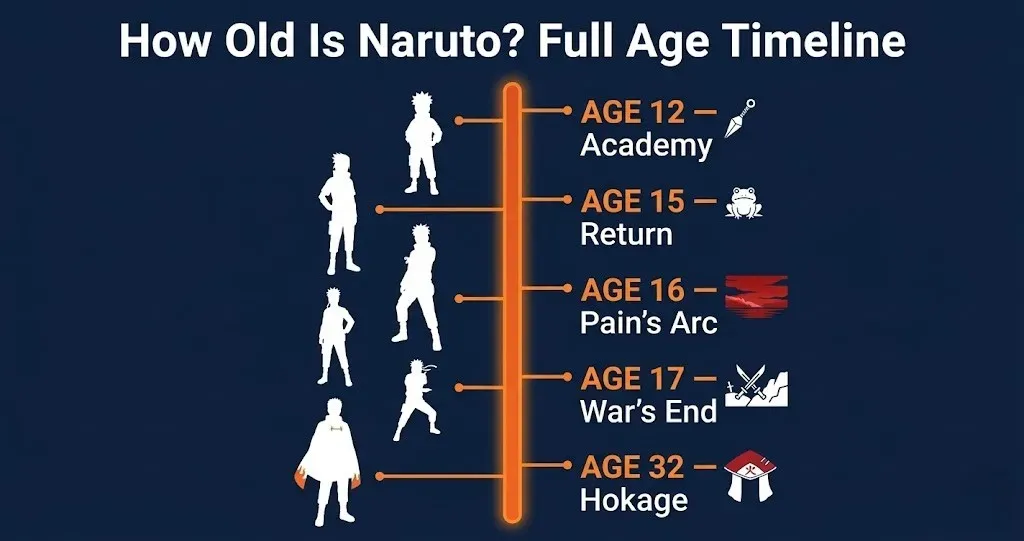 Naruto Uzumaki's Age: Full Breakdown Through the Series