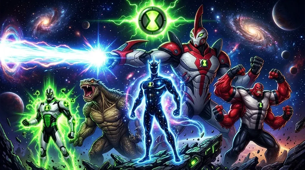 Which Ben 10 alien is considered the strongest across the series, and why?