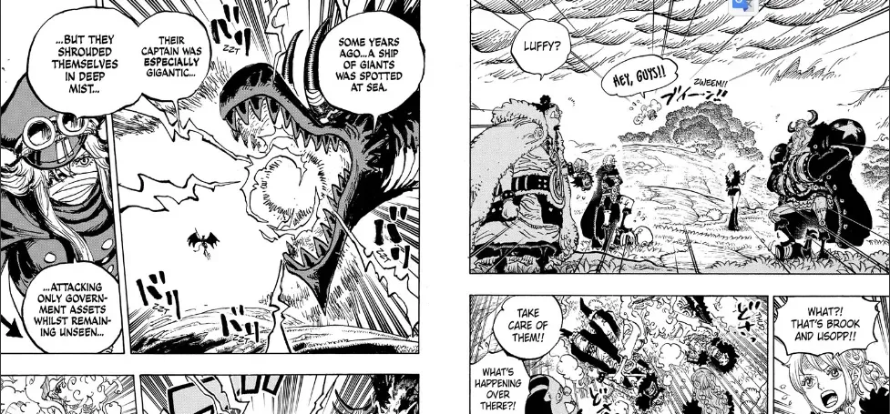 Luffy and Loki Take On Imu-Possessed Gunko