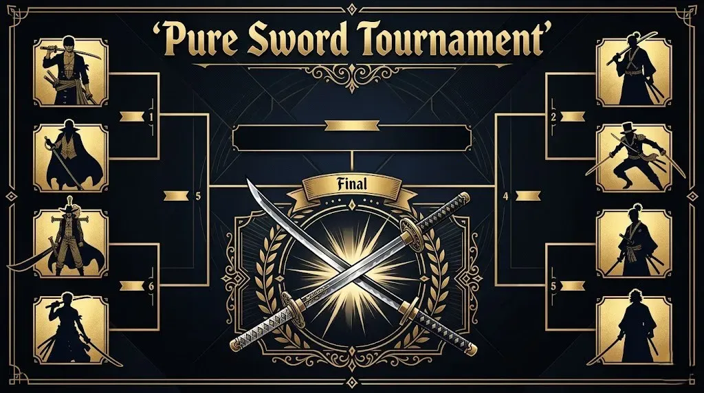 One Piece Sword Tournament: No Haki or Fruits — Who Wins?