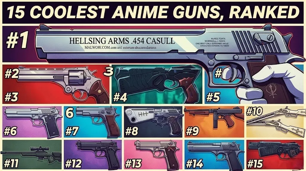 15 Coolest Anime Guns, Ranked