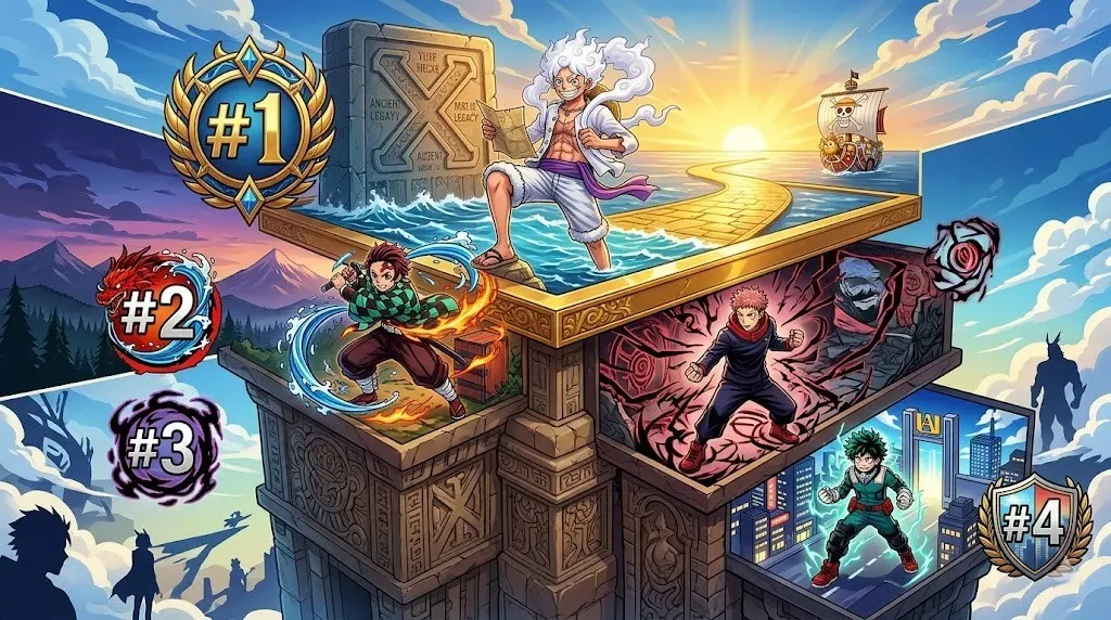 10 Best New-Gen like Big Three Animes, Ranked