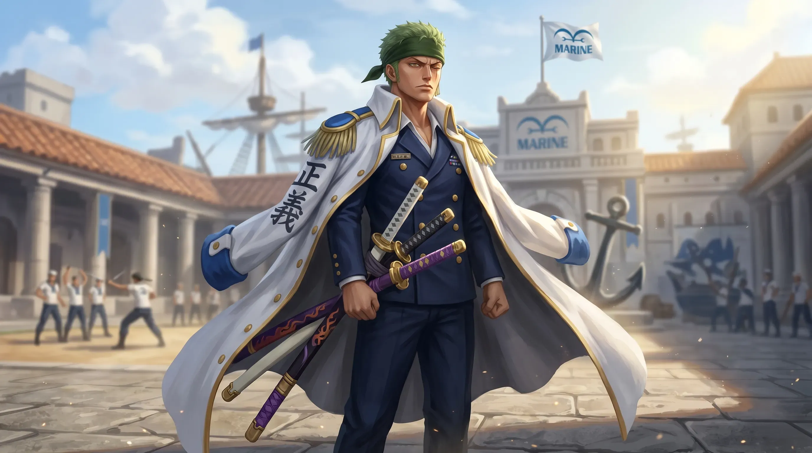 What If Zoro Joined the Marines Instead of Becoming a Pirate?