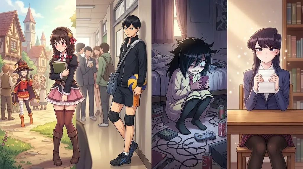 10 Best Anime Characters With Social Anxiety, Ranked