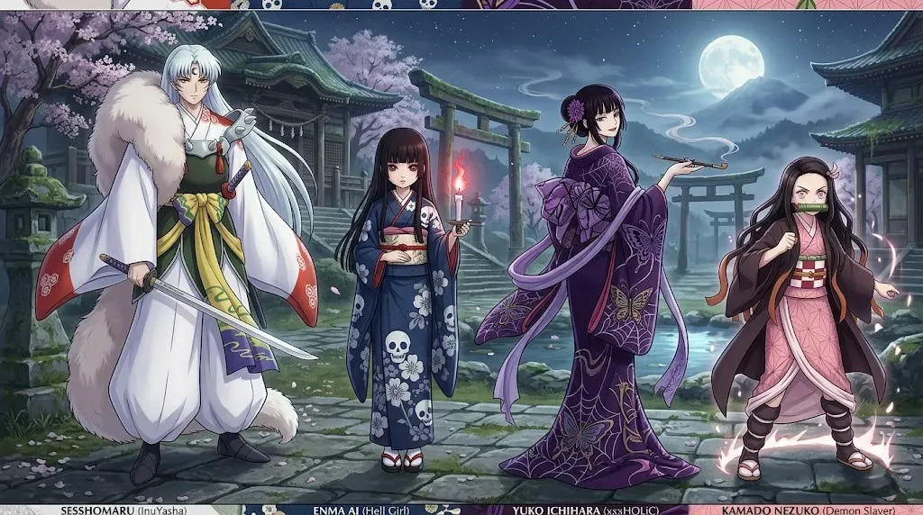 10 Best Kimono Anime Characters, Ranked