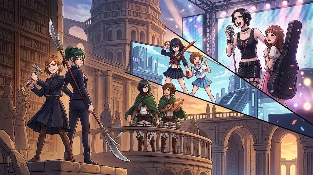 10 Greatest Shonen Female Anime Duos, Ranked