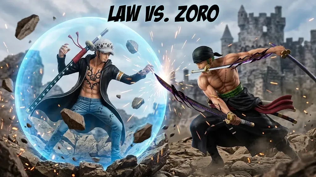 Law vs. Zoro: The Showdown of Power and Philosophy in One Piece