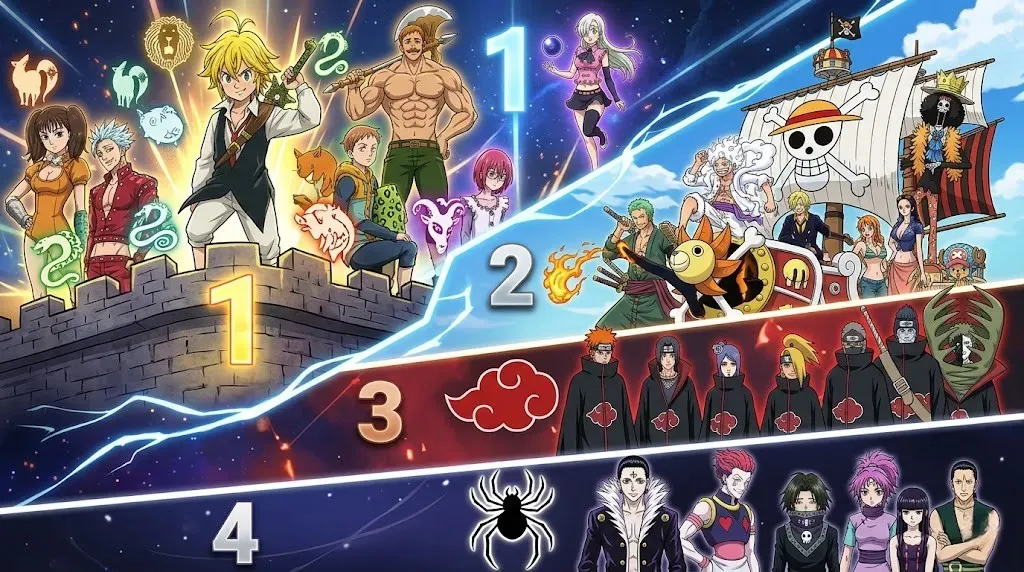 10 Strongest Anime Characters Teams, Ranked