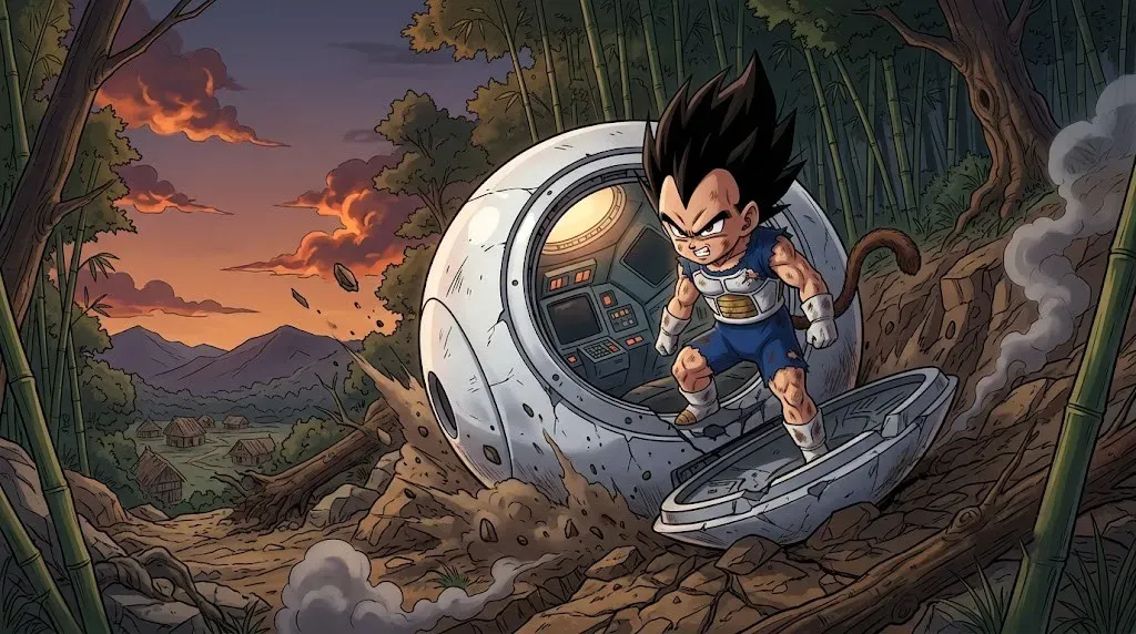 What If Vegeta Was Sent to Earth? The Impact on Saiyan Destiny and Universe