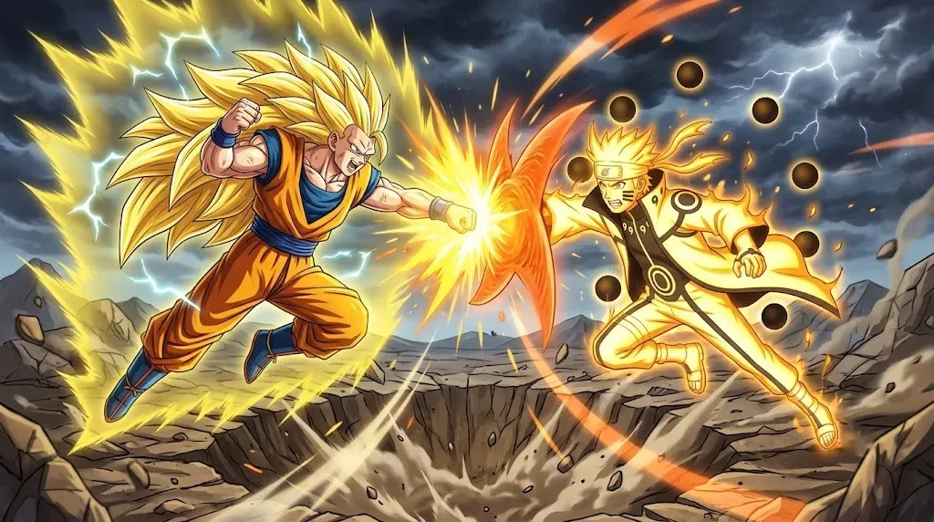 Goku vs. Naruto: Can SSJ3 Goku Win the Ultimate Anime Battle?