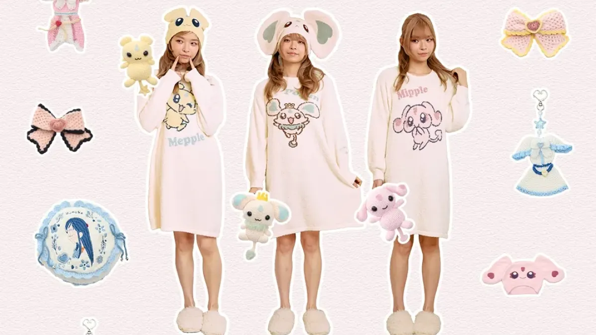 Hand-knitted Futari wa PreCure Max Heart loungewear & goods