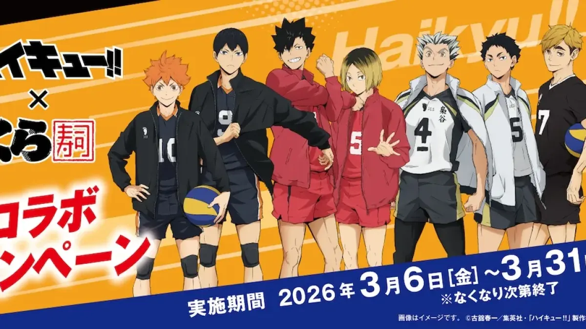 "HQ x Kura Sushi Menu: Inspired by Hinata, Kozume & More"