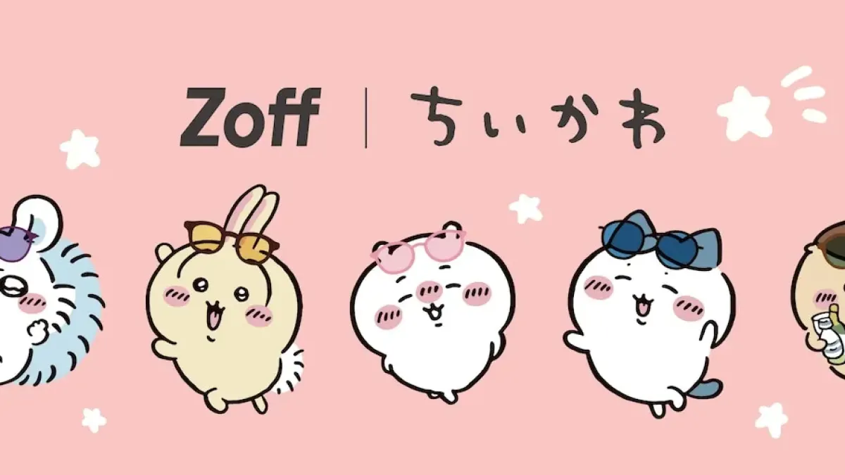 "Chikawa" x Zoff Collaboration with Sasumata Accessories on Sale