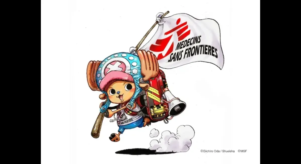 "Chopper Joins Médecins Sans Frontières! Oda's Illustration Released"