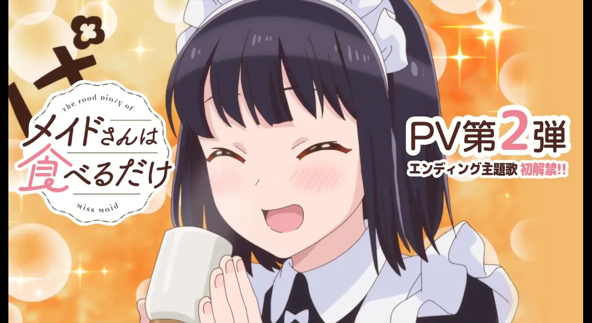 "Maid-san Only Eats: Mouth-Watering PV and 1st Episode Preview"