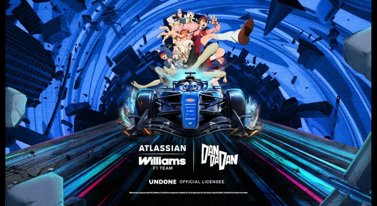 "Dandadan Anime x Williams F1 Collaboration"