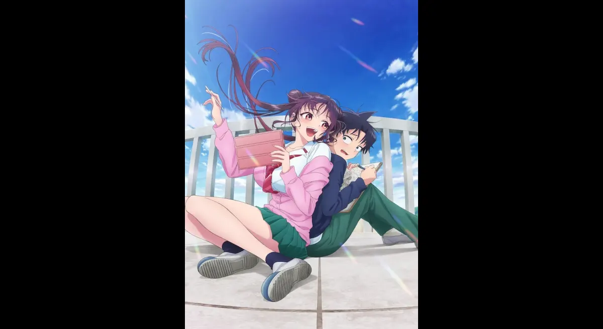 "Niina and Uehara Draw Manga Together"