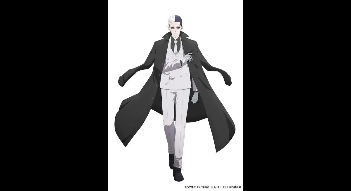 "BLACK TORCH: Morikawa as Tenki, Okamoto as Kakuga"