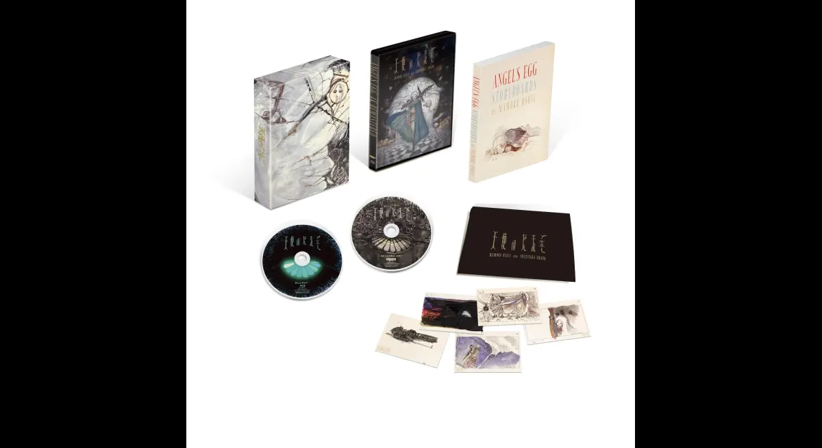 "Angel's Egg" 4K Remastered Blu-ray with Storyboards and 80+ Minutes of Bonus Content