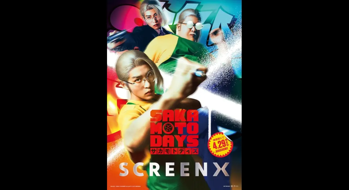 "SAKAMOTO DAYS" to be shown on SCREENX, posters reveal different sides of Sakamoto