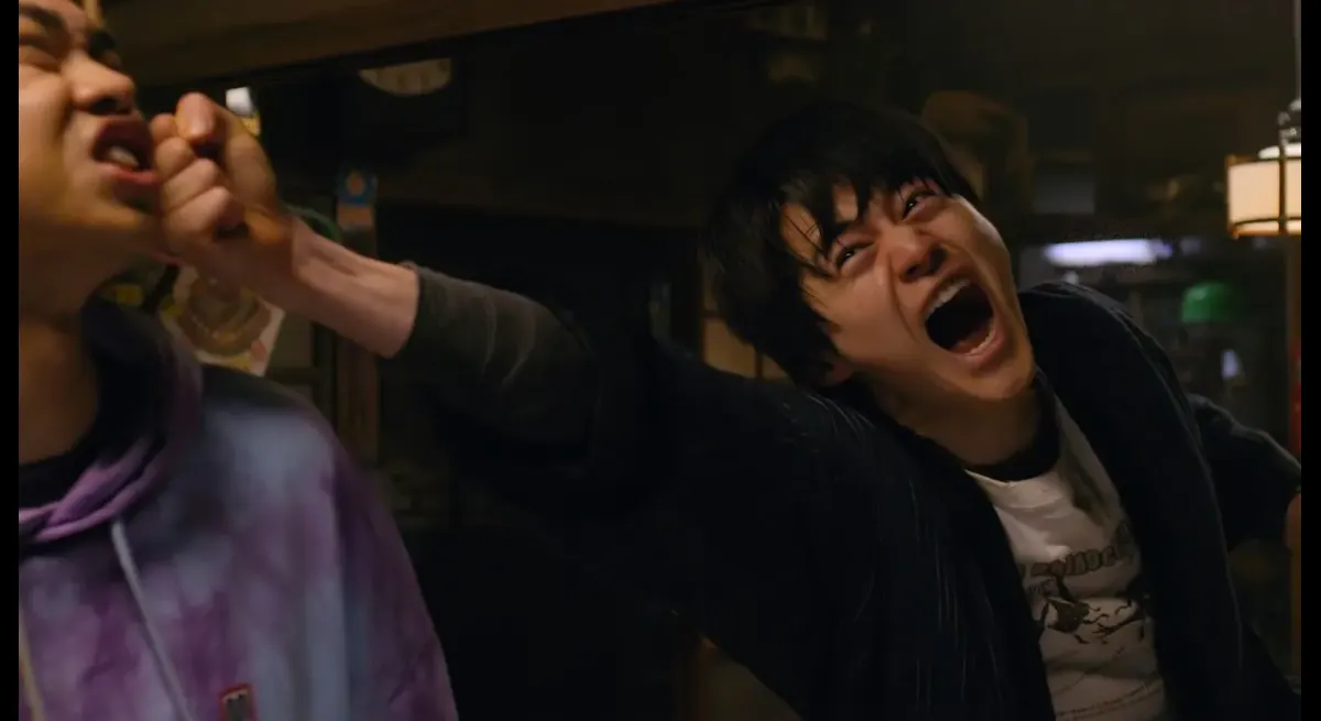 Shimura Fist Shake Scene Photo with Kouji Suzuka - June 11th