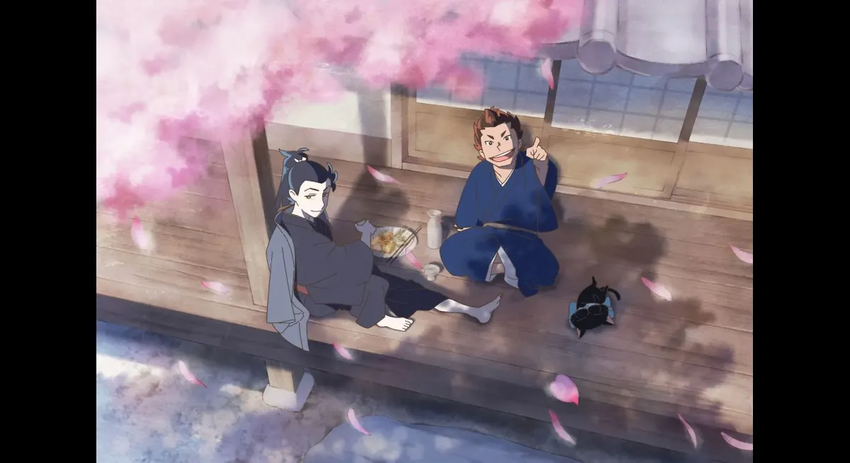 New spring illustrations & short story by Yutaka Narui for "Inheritance of the Wind" anime