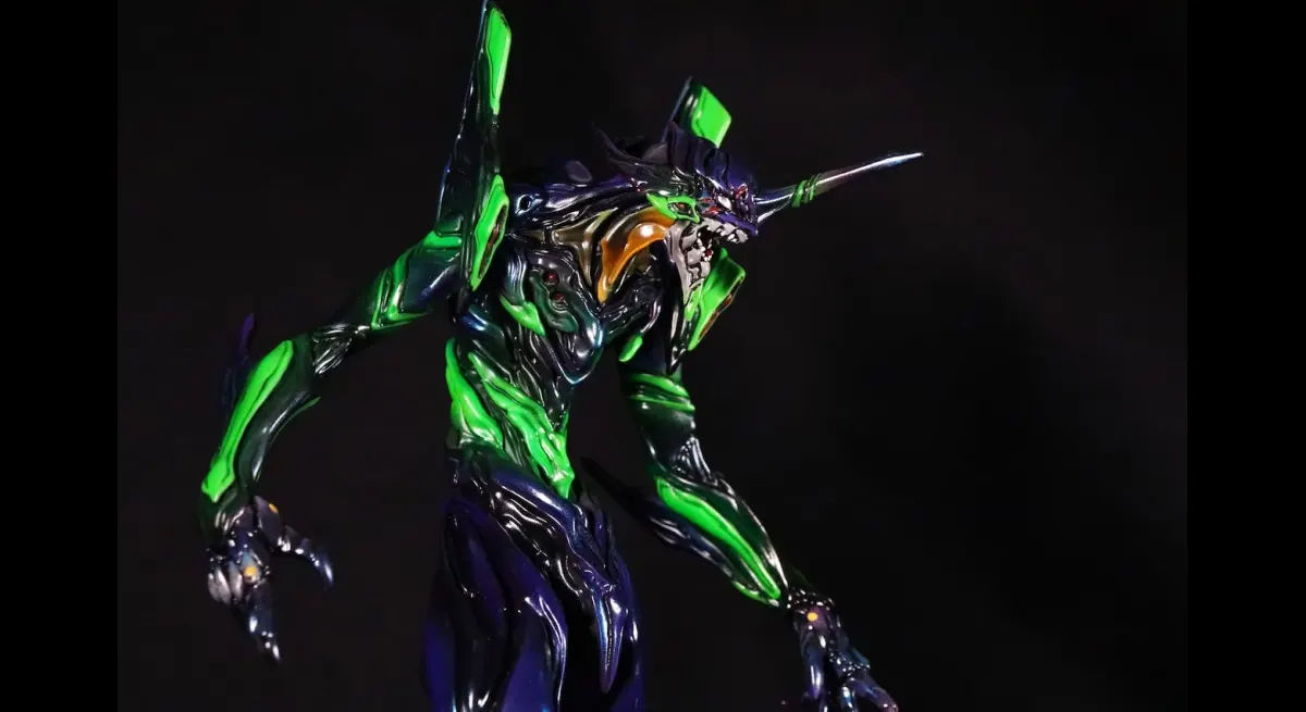 "Evangelion Figure: Night Battle in City"