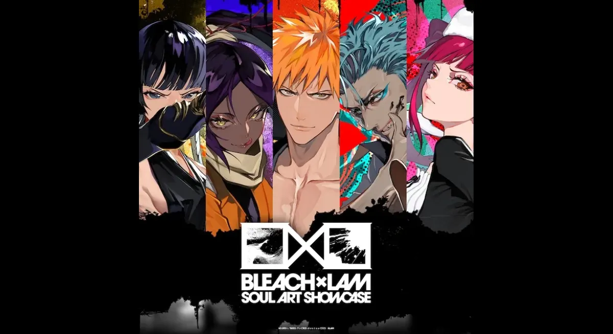 BLEACH x LAM limited shops in Tokyo and Osaka featuring original illustrations