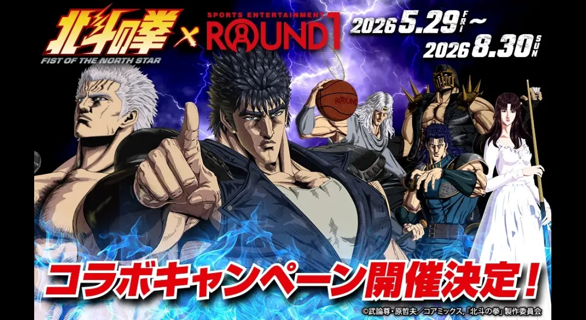 Fist of the North Star x ROUND1 Campaign