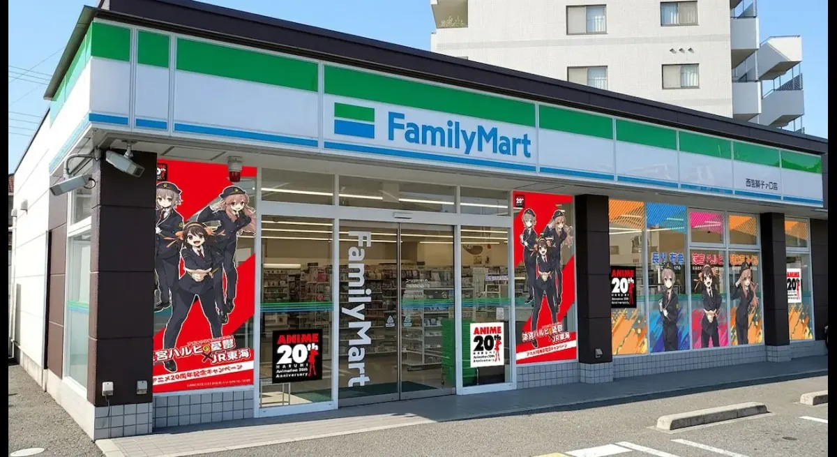 Haruhi Suzumiya x Family Mart Store Opens