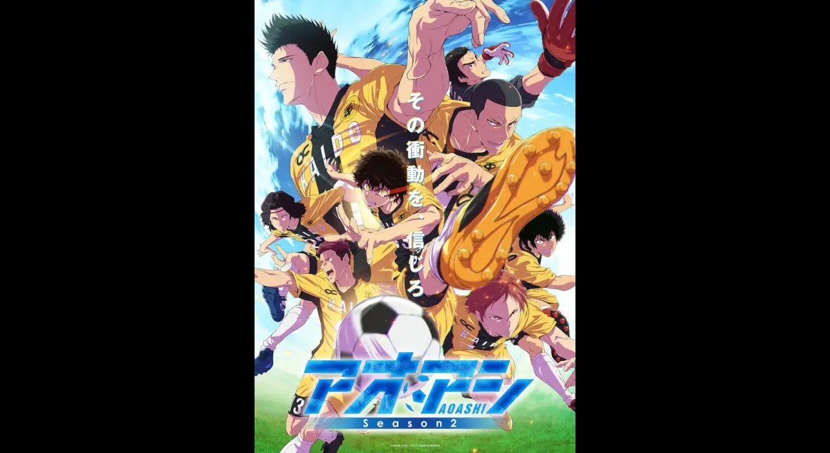 Aoashi Season 2 Unveils Main Visual