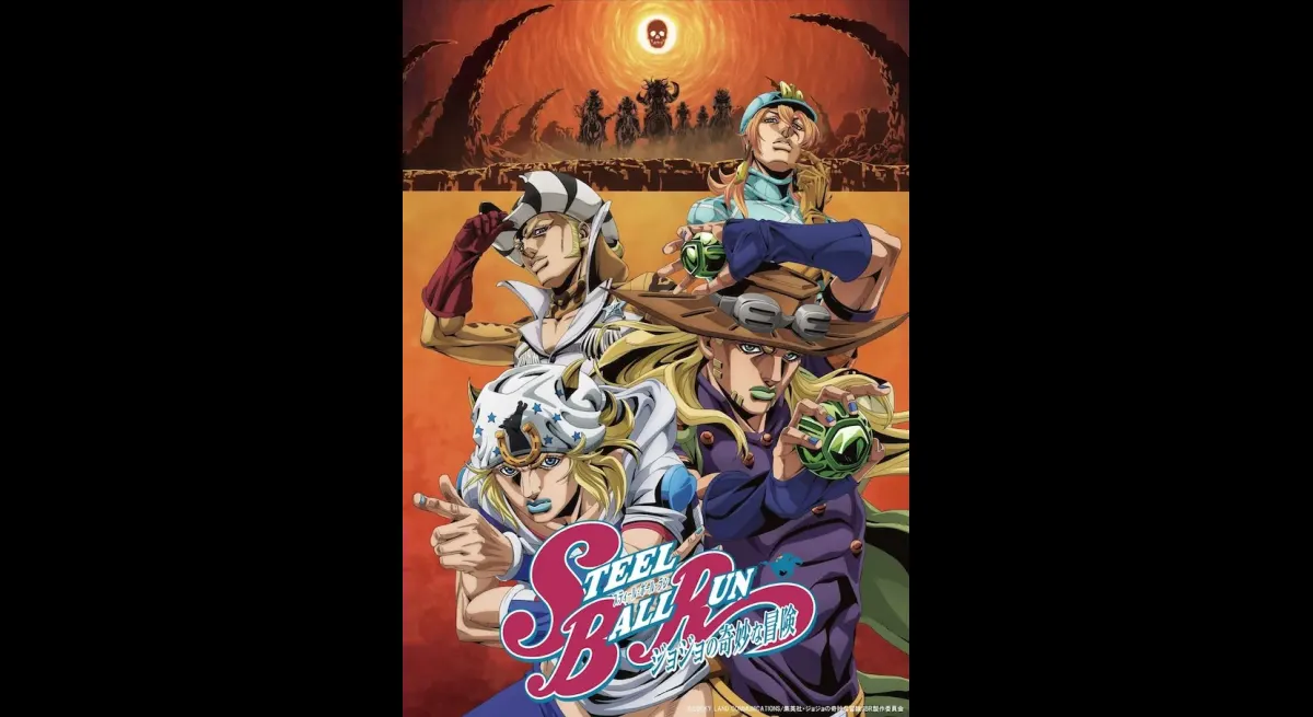 Steel Ball Run Anime Reveals 2nd Key Visual