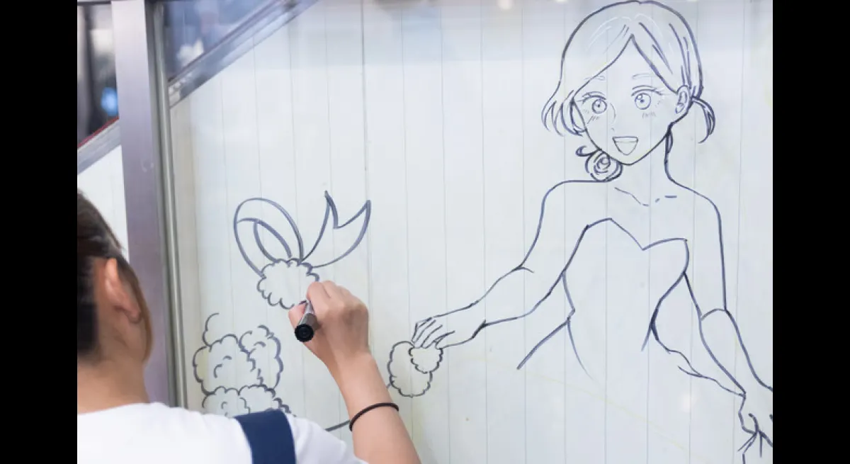 Yokohama Wall Manga Series Begins