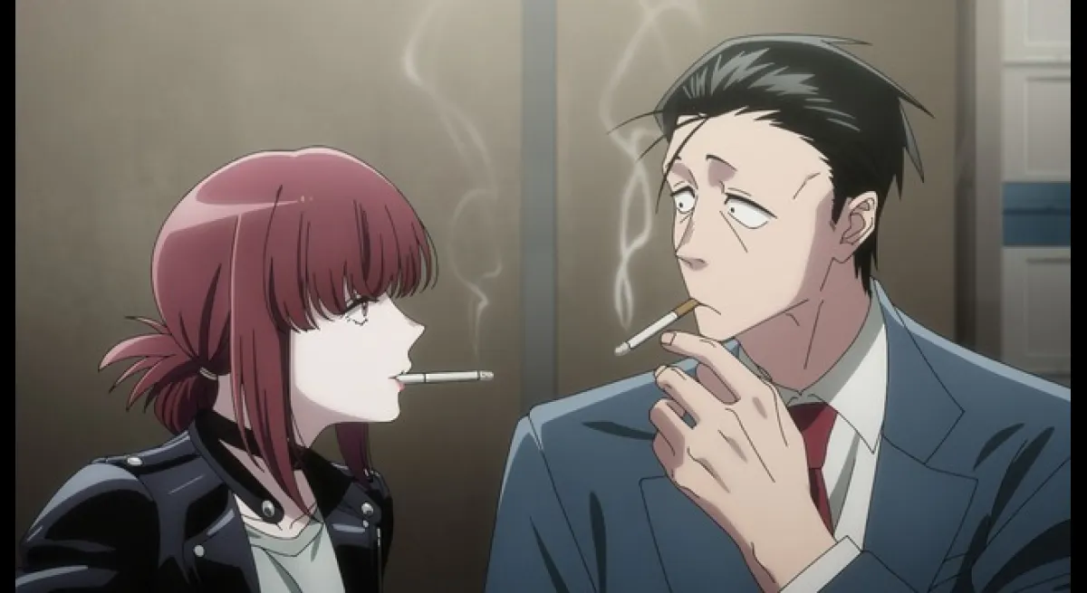 Summer Anime Two People Smoking Resin