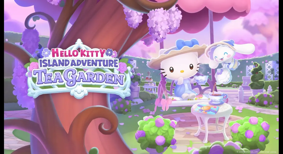 Hello Kitty Island Adventure Gets Tea Garden DLC