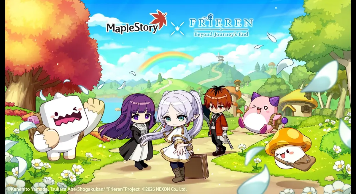 Frieren Meets MapleStory in Epic Crossover