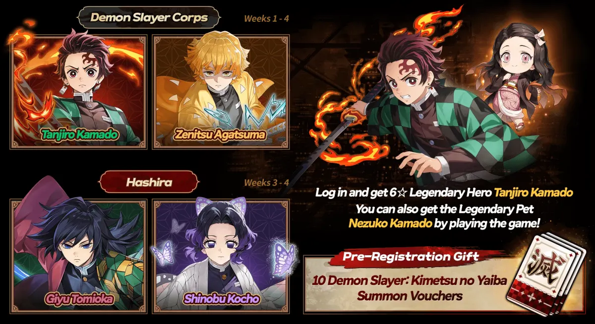 Demon Slayer Crossover Hits Seven Knights Re:BIRTH Oct 1 – Tanjiro, Shinobu Join Event
