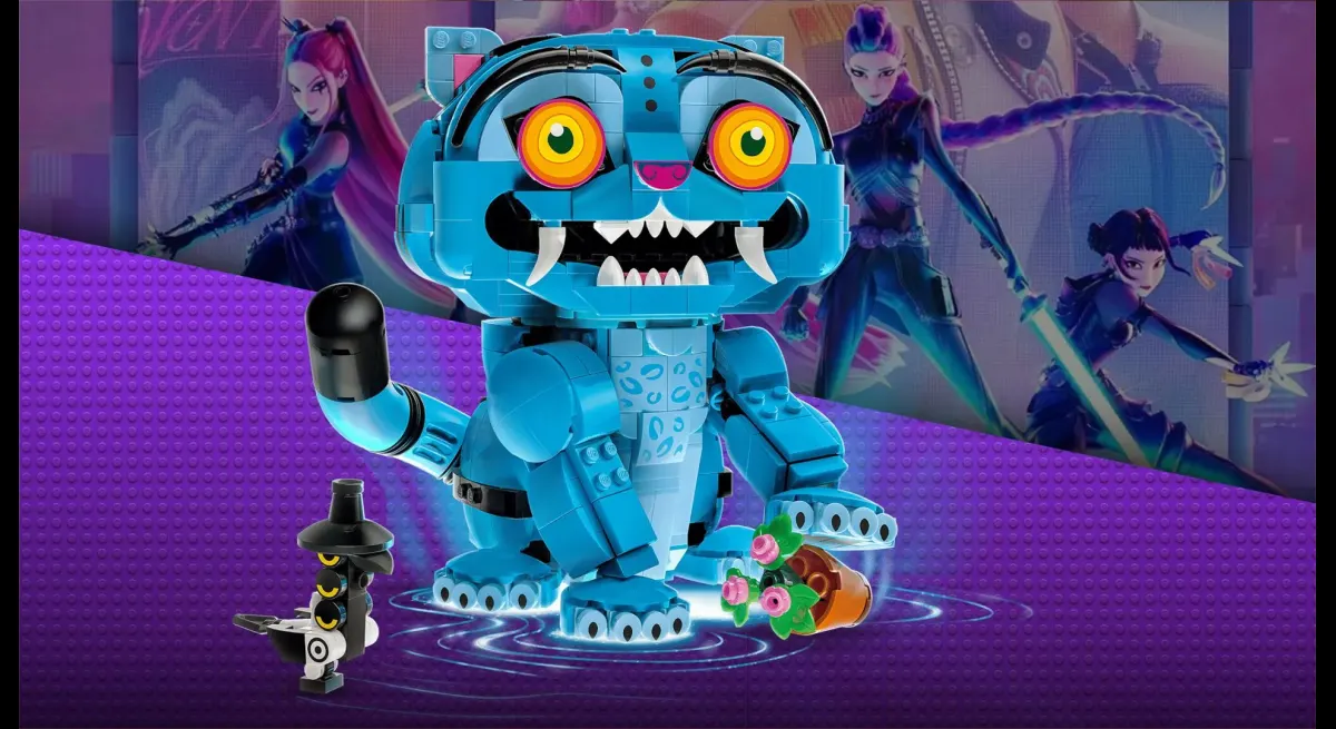 LEGO & Netflix Reveal 37,000‑Piece Derpy Tiger from K‑Pop Demon Hunters