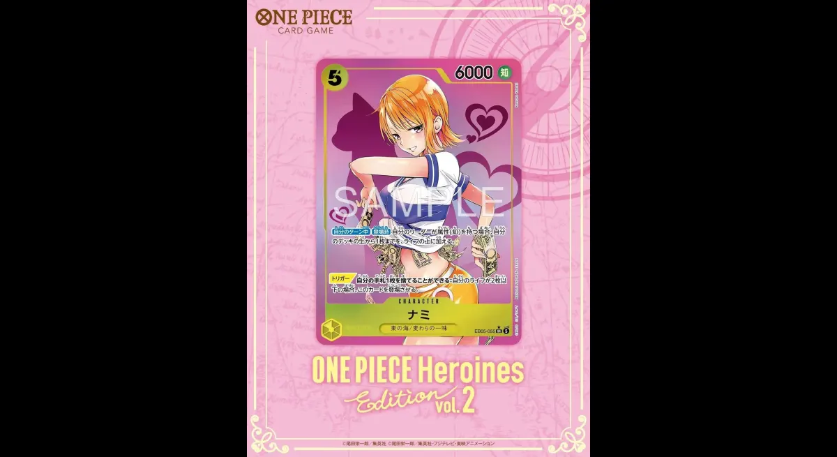 One Piece Gives Navigator Nami a Fresh Look in New TCG Card Design, Crafted by Kentaro Yabuki as the Series Heads Into Its Next Saga