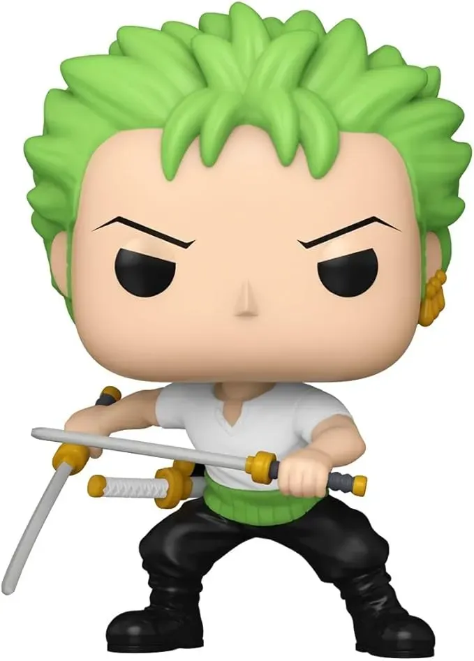 Funko Pop! Animation: One Piece – Roronoa Zoro Collectible Vinyl Figure with 1/6 Chase Variant Chance – Official Anime Merchandise