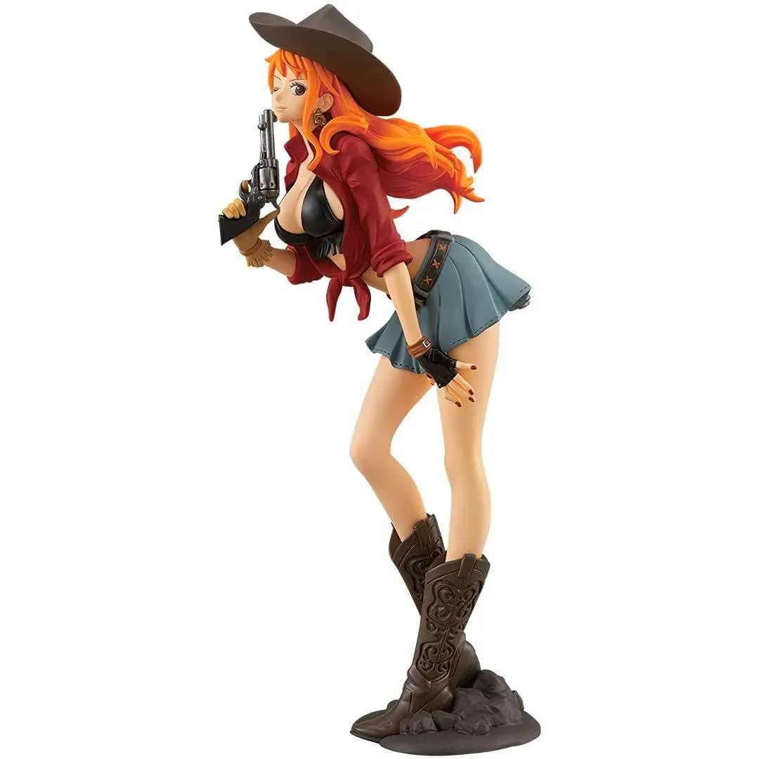 One Piece Cowboy Nami Action Figure | 19cm PVC Anime Figurine
