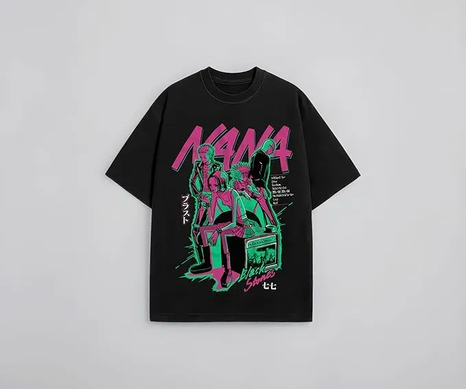 Nana I Oversized Anime T-Shirt | 220 GSM Drop Shoulder Tee