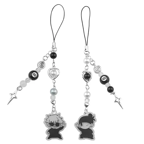 Anime Phone Charms | Cute Jujutsu Kaisen Gojo & Suguru Geto