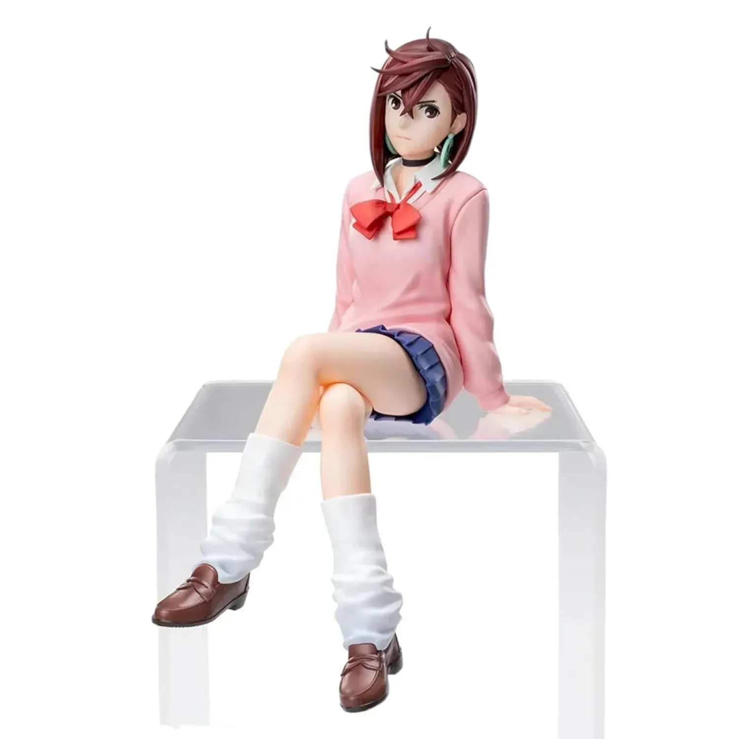 Dandadan Momo Ayase Anime Toy Figure 16cm Sitting Pose Action Toy
