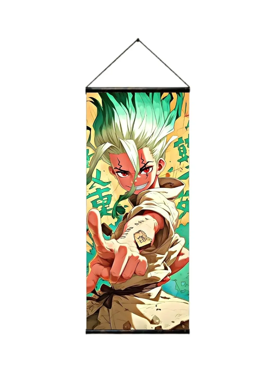Dr. Stone Senku Ishigami Anime Wall Scroll Poster - Room Decor