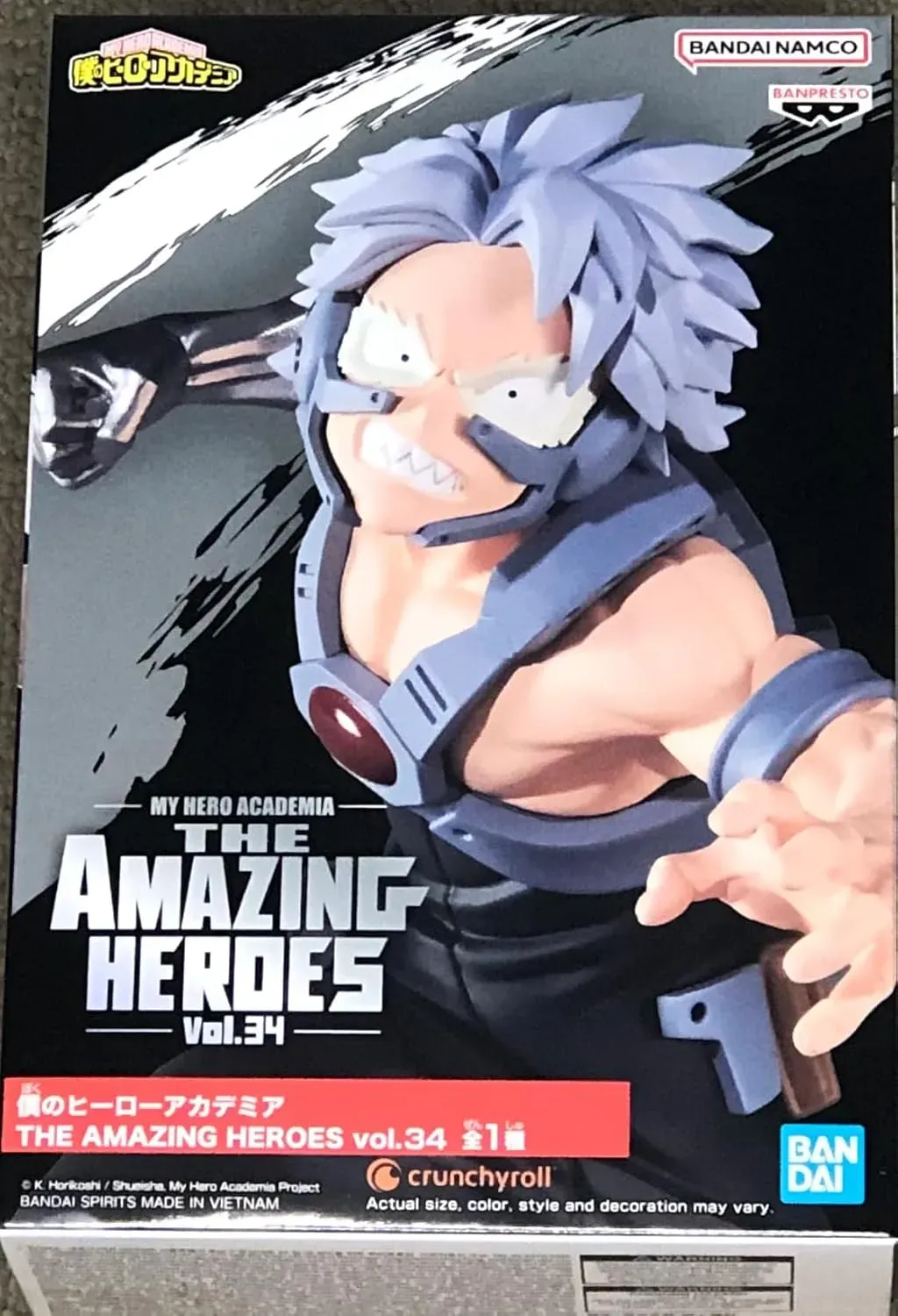 BanPresto MHA Tetsutetsu Real Steel Figure Amazing Heroes Vol.34