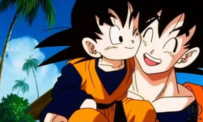 Dragon Ball shares an illustration that offers a brief view of Goten’s day to day when I was a child