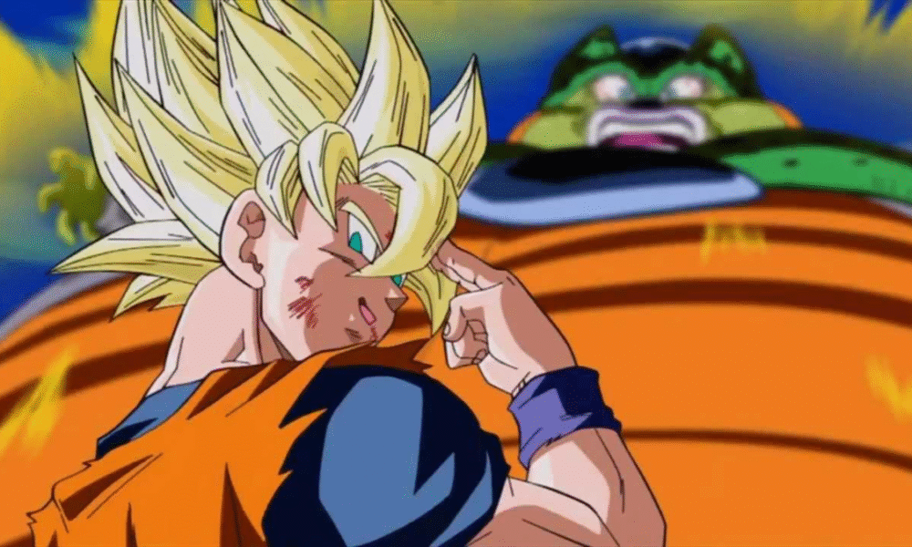 This is the incredible fight between Goku and Cell in Dragon Ball Z to 4k